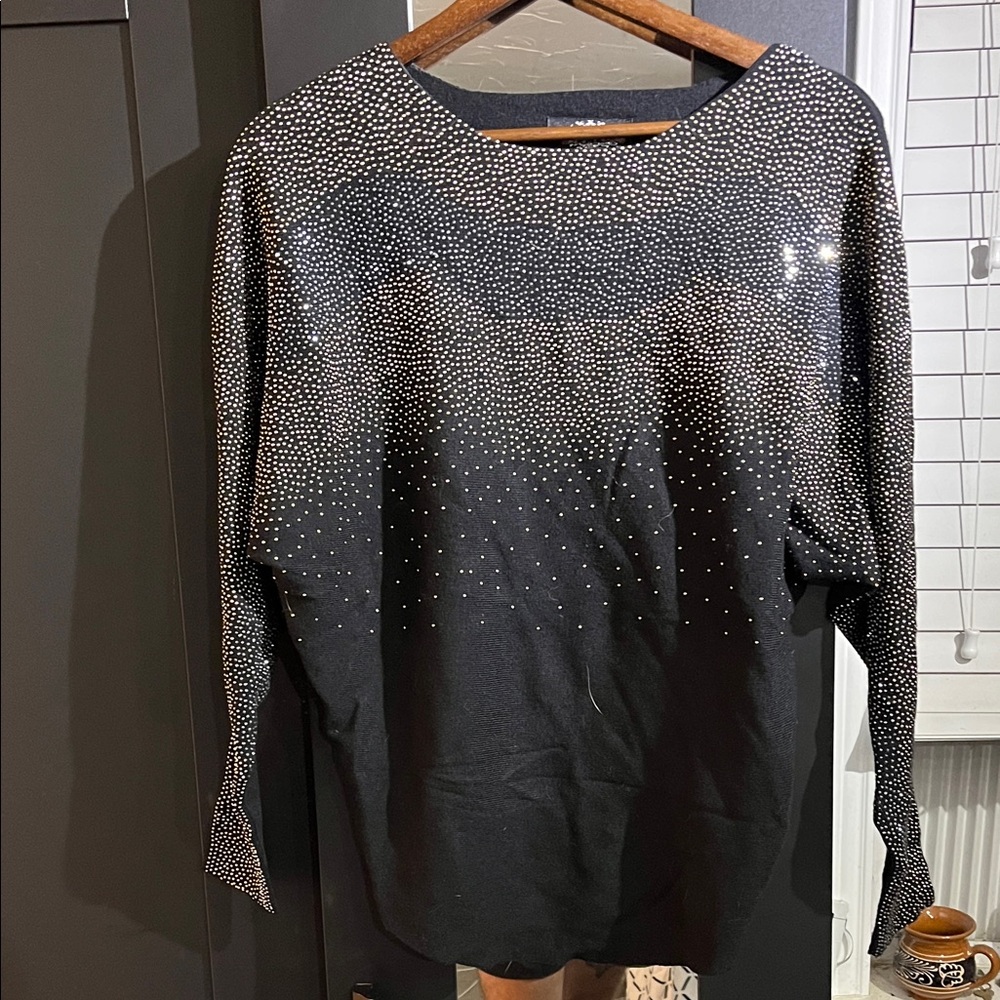 Olivers Black Rhinestone Sweatshirt